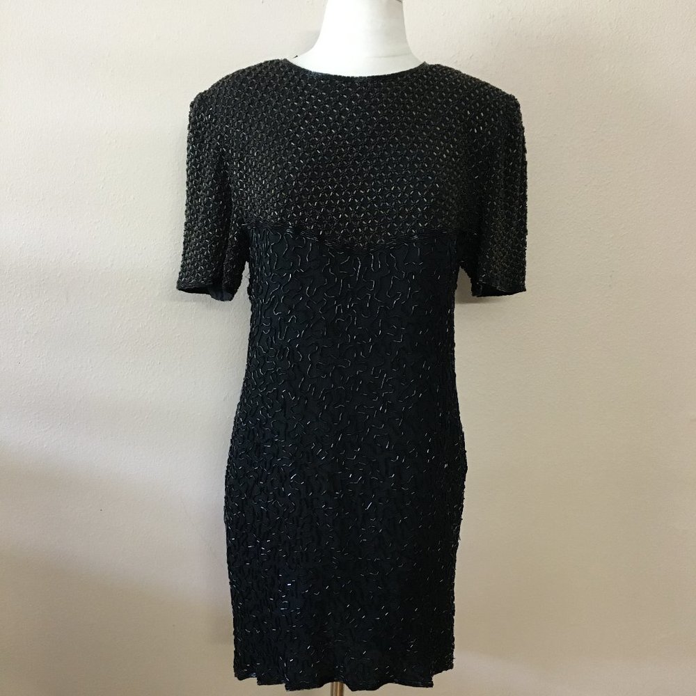 Vintage Jennifer cross x Beaded Dress Open back